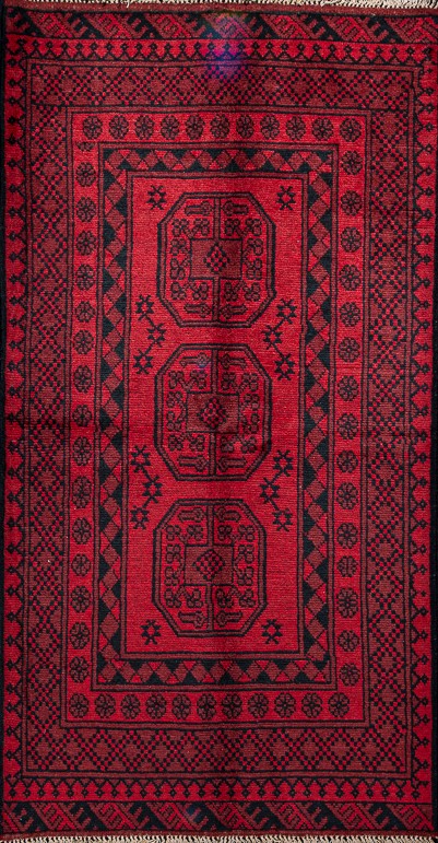 4210-afghan bouchara wool